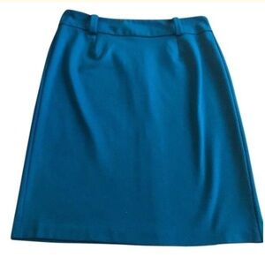 GEORGE teal knit tea length pencil skirt